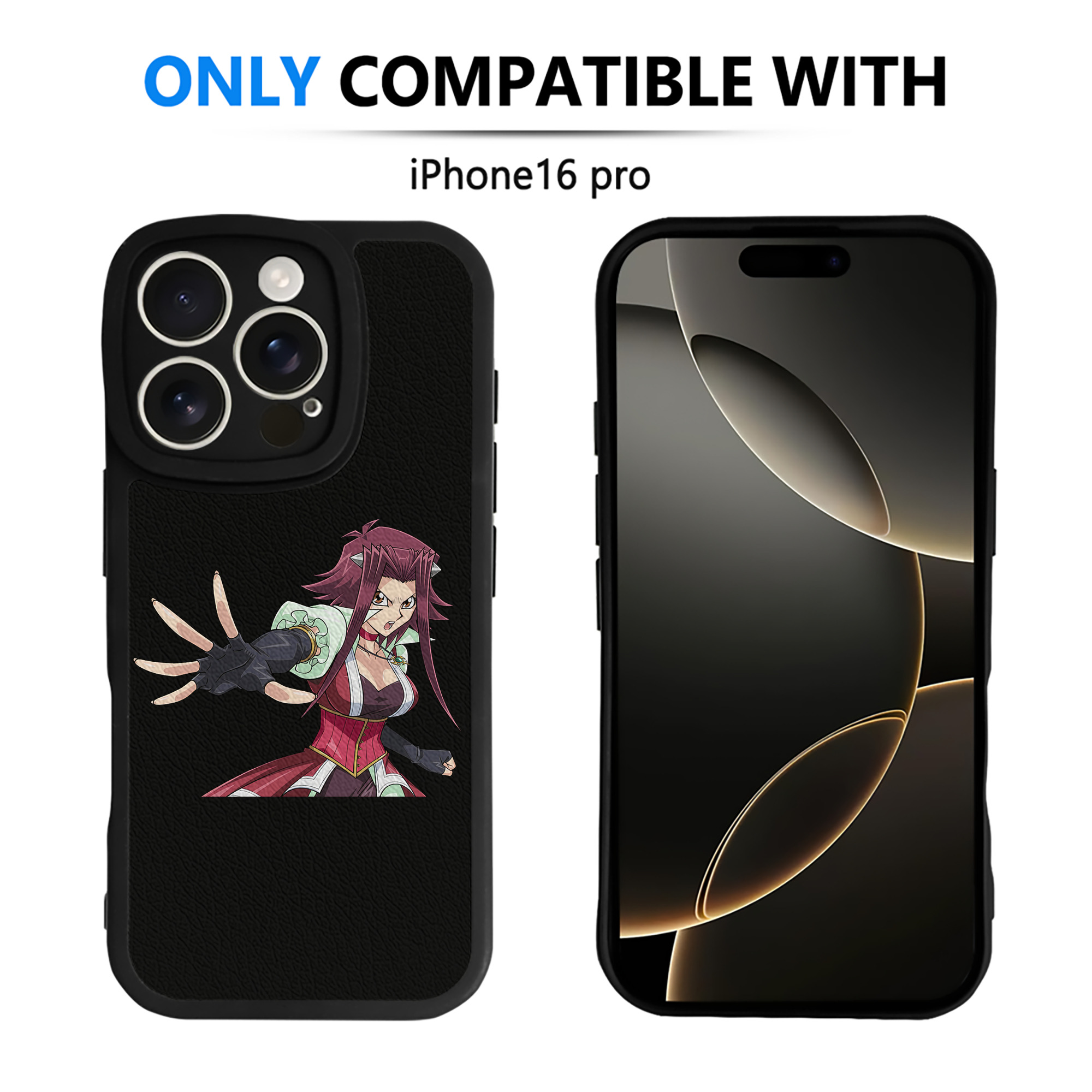 遊☆戯☆王 Yu-Gi-Oh! 【iPhone 16シリーズ対応】シリコンスマホケース（レザー調） 材質：シリコン